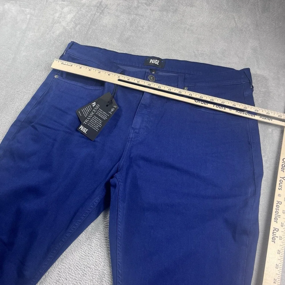 PAIGE Lennox The Skinny Slim Dark Blue Transcend‎ Stretch Men's Size 40x32 NWT
